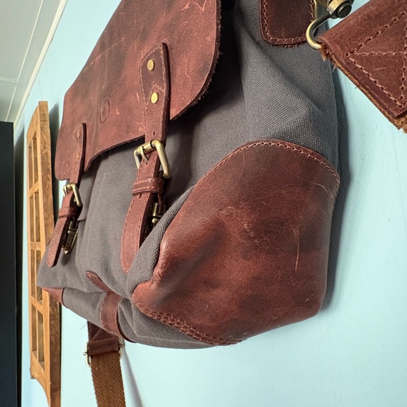 Aaron Leather messenger bag - Picture 7 of 16